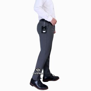 STAYSTRONG - celana formal slimfit pria | celana kantor slimfit | celana kerja slimfit premium warna abutua