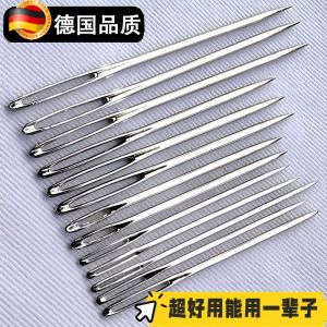 Ch�m Đinh Thêu Thủ Công Mũi Nhọn Mũi Bẹt Đinh Thêu Mũi Móc Lỗ Lớn Dùng Để Thêu Đồ Vải Thủ Công May Vá Đồ Len