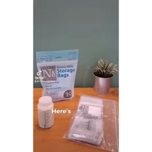 Nathan & Emma Breast Milk Storage Bags | BPA-Free | 180ml | Milk bags