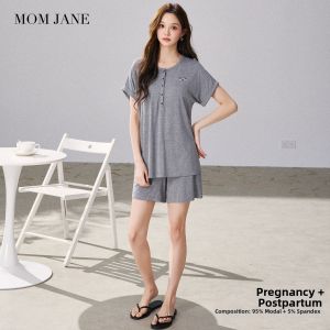 Mom Jane | Maternity Nursing Sleepwear Set Thin Summer Homewear