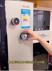 OHHDEER  Timer Dapur Mekanikal Magnetik 60 Minit Stainless Steel Magnetic Mechanical Kitchen Timer