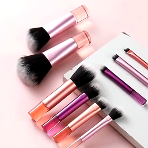 [MALAYSIA READY STOCK] 10pcs Mini Travel Makeup Brush Set with Bag Loose Powder Eyeshadow Brushes