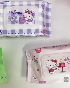 𝗝𝘀 𝗛𝗼𝘁𝗣𝗮𝗱 Baby Wipes Wet Tissue Non Alcohol Thick Soft 80pcs Sensitive Skin Water Wipes Tisu Bayi