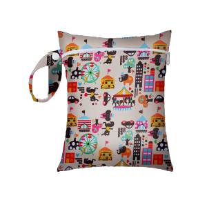 16*20cm Diaper Bags Mini Single Pocket Swimsuit Wetbag Waterproof Travel PUL Wet Bags for Baby Nappies & Menstrual Pads Reusable