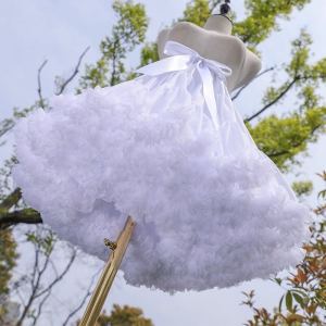 Cloud Skirt Support Lolita Daily Super Fluffy 45cm Violent No Bone Support Half Soft Tulle Outerwear Puffy Skirt