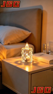 Flickering Realistic steady Flame Electronic Flameless Candle Altar Light Home Wedding Party Decor