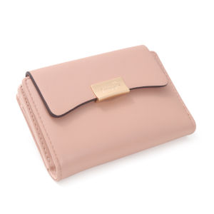 Woman Medium Wallet High Capacity Female Card Holder Hasp Coin Pocket