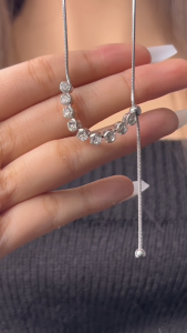 Sweetssparkles สร้อยคอ เกาหลี สร้อยคอผู้หญิง แฟชั่น ปรับระดับความยาวได้ NL00031