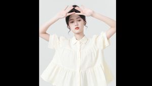 🔥Fran🔥 2025 NEW Loose Solid Color Shirt Women Casual Commuting Style Top Turn-down Collar Short Sleeved Shirt 2️⃣0️⃣2️⃣5️⃣