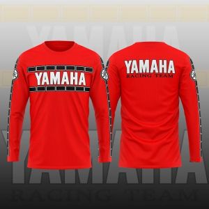 Yamaha | Áo Thun Thể Thao Yamaha 2027 Racing GP Off-Road Dành Cho Nam Và Nữ Thoáng Khí Nhanh Khô Tay Dài Mùa Hè