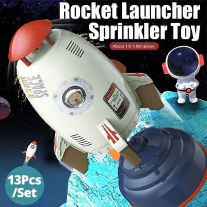 Outdoor Sprinkler Toy & Kids Rocket Launcher: Fun & Educational