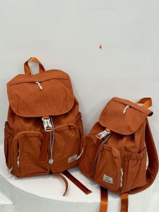 กระเป๋าเป้สะพายหลังเดินป่าสำหรับนักเรียนหญิง กระเป๋าใส่ของกลางแจ้งแบบผูกเชือก กระเป๋าสะพายไหล่สำหรับเดินทางและเที่ยวชมเมือง