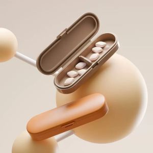 Hộp Đựng Thuốc Mini Di Động Nhẹ Thích Hợp Để Mang Theo Thuốc