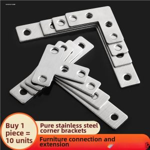 TEKANAI | Furniture Wobble Repair Connector 90 Degree Steel Plate Connective Accessories