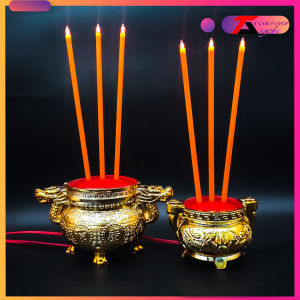 BỘ LƯ HƯƠNG NHANG ĐIỆN ĐIỆN TỬ LƯ HƯƠNG NHANG ĐIỆN DÙNG TRONG NHÀ THỜ CÚNG THAY THẾ NHANG THƯỜNG [TMS - LH7KC]