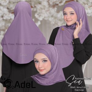 HIJAB PASTAN INER SEA BAHAN JERSEY WAVE STRADA BY ADELHIJAB