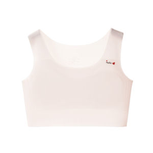 Áo ngực thể thao MiiOW cho bé gái làm  vải cotton không dây một mảnh thoáng khí