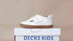 DECKS KIDS SEPATU ANAK ULTRA PUTIH SOL COKLAT SIZE 22-36