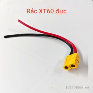 Rắc XT60 đã hàn sẵn dây bọc Silicon chống cháy chất lượng tốt thích hợp cho pin xe điện