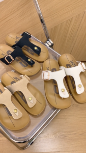 YOTO Birken-Style Flip Flops For Women Adjustable Metal Buckle Strap Summer Beach Flat Sandals