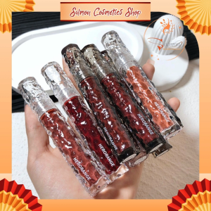 Son Tint Bóng HERORANGE Iced Tea Fruity Mirror Lip Glaze HR292 Vỏ Đá Pha Lê Thỏi Tròn Hottrend