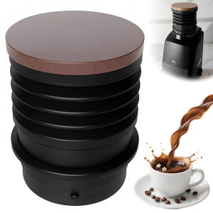 Coffee Grinder Bean Bin Blow Out Clearing Tool with Walnut Wood Lid/Metal Lid For Baratza Encore Coffee Grinder