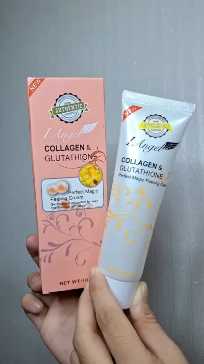 collagen and glutathione perfect magic peeling scam I Angel Collagen and Glutathione Perfect Magic Peeling Cream 100g