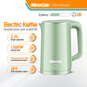 MeeGoo 2.3L Electric Kettle Ketel Teko Jug Cerek Automatic Cut Off Jug Kettle Elektrik Tea Maker Hot Water Homeheld Kettle Kitchen Cooker Soup/Tea| DaQueen