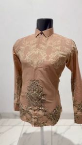 Kemeja Batik Pria Slimfit & Kemeja Lengan Panjang Slim Premium Kode 2358