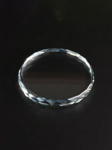 Multi-Purpose Round Lace Diamond Cut Craftwork Ornament Plate: A Versatile Home Decor Accessory