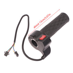 【1Pair Electric Bicycle Twist Throttle Handle High Medium Low Speed Forward Reverse ABS Acceleration Parts For E-Bike】