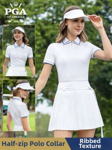 PGA | Summer Half-Zip Polo Womens Golf Outfit