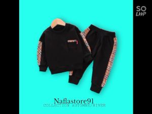 Gratis Ongkir Setelan Anak Perempuan Terbaru Set Joger Harian