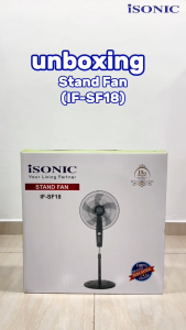 ISONIC 18 INCH TABLE FAN STAND FAN KIPAS MEJA 18 KIPAS DIRI 18 INCI POWERFUL STRONG WIND 5BLADE