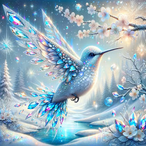 Huacan 5D DIY Diamond Painting Bird Winter Diamond Mosaic Animal Landscape New Collection Picture Of Rhinestones