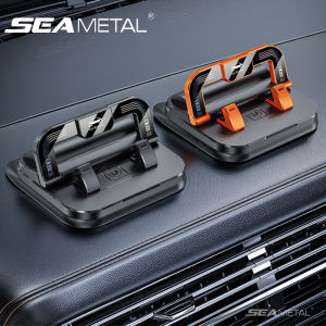 SEAMETAL New Car Dashboard Phone Holder 360 Rotation Navigation Phone Bracket 60kg Load-Proof Hold Phone Mount with Phone Number Plate