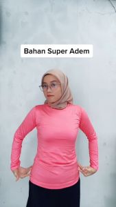 Manset Wanita Miranda Ms303 Kaos Oblong Iner Bahan Lembut Lengan Panjang