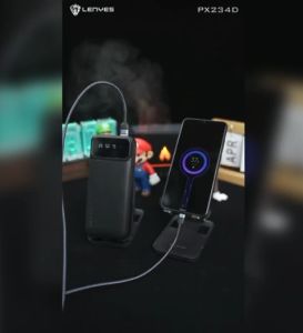 PX234 - Powerbank LENYES PX-234D Power bank 20000mAh PD20W + QC3.0 Fast Charging Digital Display Indicator Power Bank