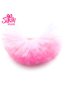 Girls Miniskirt Pettiskirt Dance Skirt Tutu Skirt Four-Layer Gauze Skirt Miniskirt Kids Professional Ballet Skirt 1569