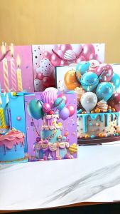 NexXio Paper Bag Gift Birthday Motif Lucu Spesial Ulang Tahun / Paper Bag Eksklusif Kemasan Hadiah