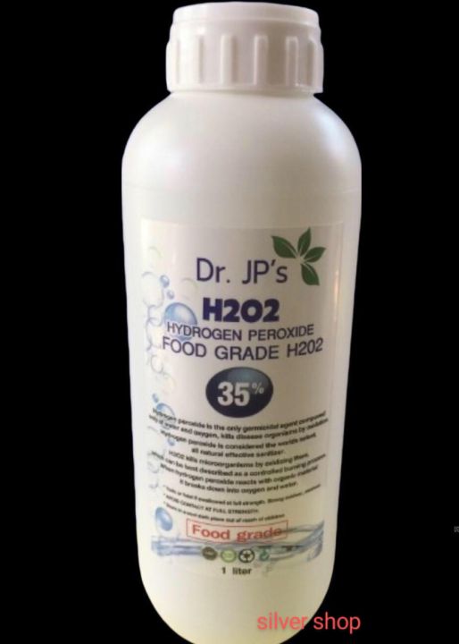 Brand H2o2 H2O2 Hydrogen Peroxide, Food Grade 1000ml./1LITER | Lazada.co.th