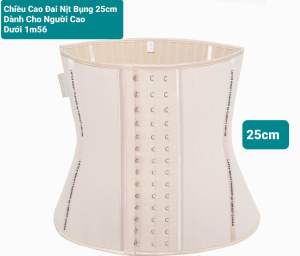 [Nhập Khẩu Chính Hãng+Tặng Áo Lót Liner] Nịt bụng latex luxury 25 xương corset chuẩn Hy Lạp màu da. Đai nịt bụng gen nịt bụng nịt bụng latex định hình eo nịt bụng siết mỡ.