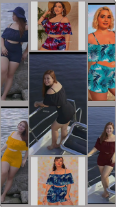 PLUS SIZE BOUTIQUE PH TWO PIECE OFF SHOULDER SWIMSUIT [DYOSA]