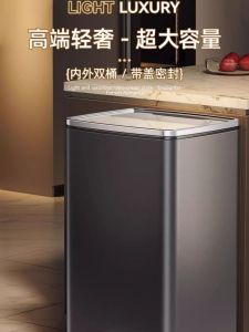 Large Capacity Stainless Steel Foot Pedal Trash Can for Kitchen And Bathroom Home Use Foot Operated Waste Bin with Lid