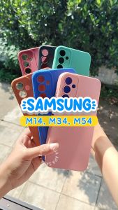 Soft Case Untuk Samsung M14 M34 M54 5G Cover Casing Silicon Karet Pelindung HP Terbaru 2024