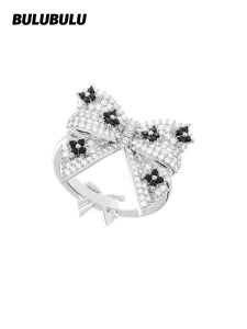 BULUBULU | Elegant Dots Floral Bow Design Ring