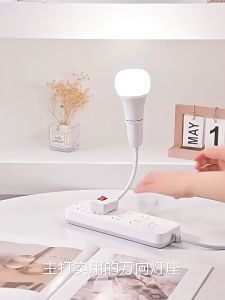 Đuôi đèn dài xoay 360 độ chuôi vặn E27