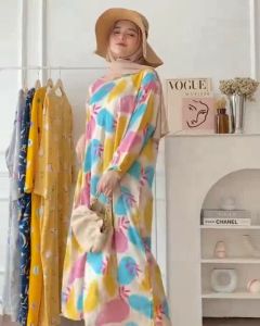PROMO GAMIS ORINA DRESS RAYON PREMIUM GAMIS SAKU BUSUI TERLARIS YSF FASHION