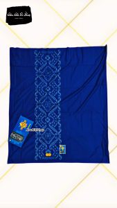 Sarung Tenun Wadimor Spesial Kembang Hitam Songket Print Gold