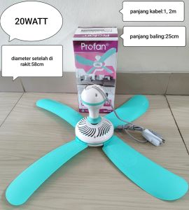 KIPAS GANTUNG / KIPAS SILING 20W 30W LAVELA